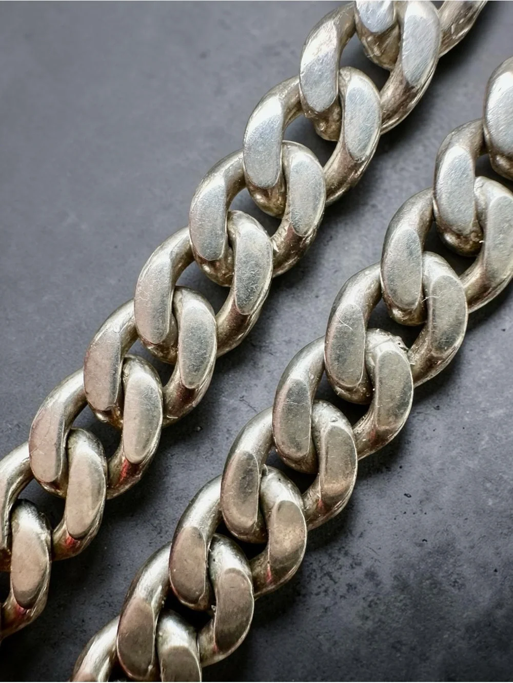 Heavy Solid 925 Sterling Silver Men's Cuban Link Chain - 23” (44.6g, Milano)